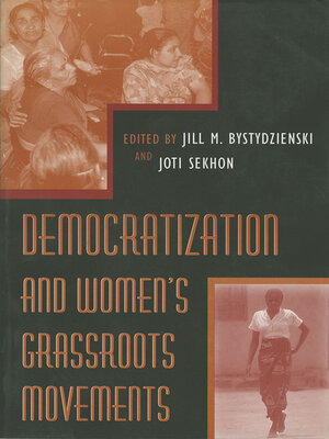 cover image of Democratization and Women's Grassroots Movements